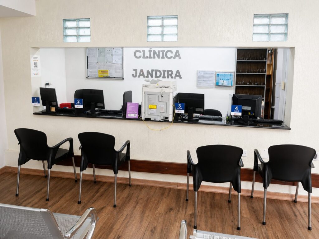 Guichê recepção